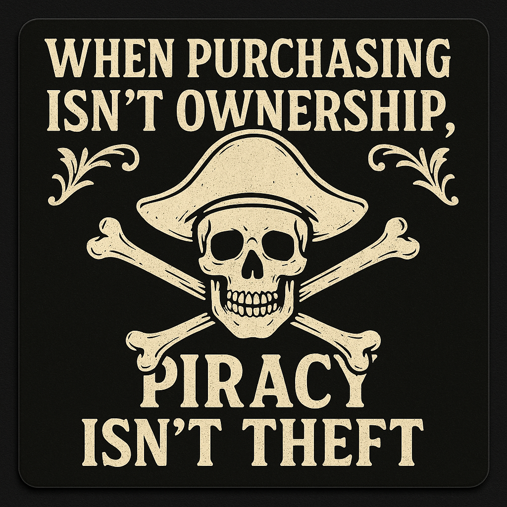 When Purchasing Isn’t Ownership, Piracy Isn’t Theft